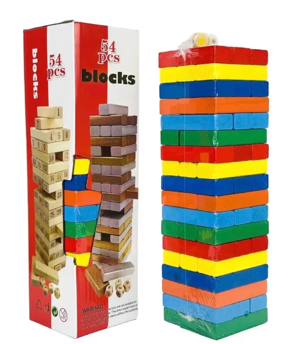 Jenga en bois – Jeu d’équilibre